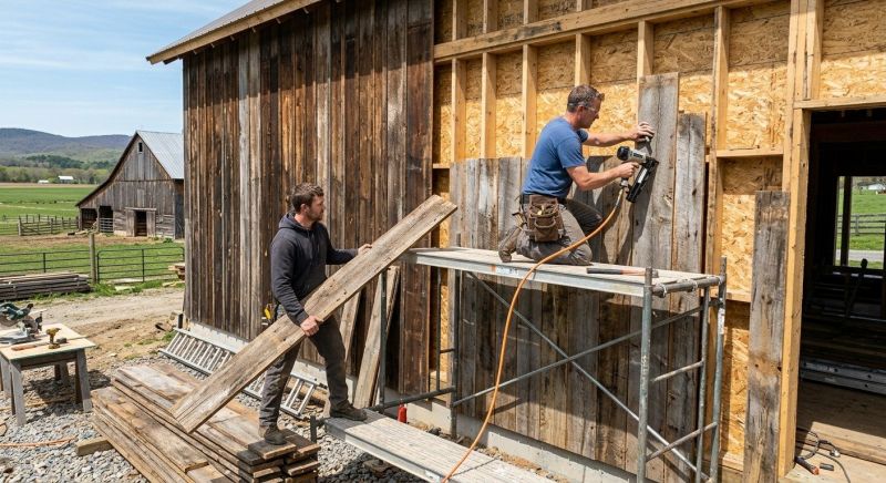 Barn Siding Installation in Fayette County, GA