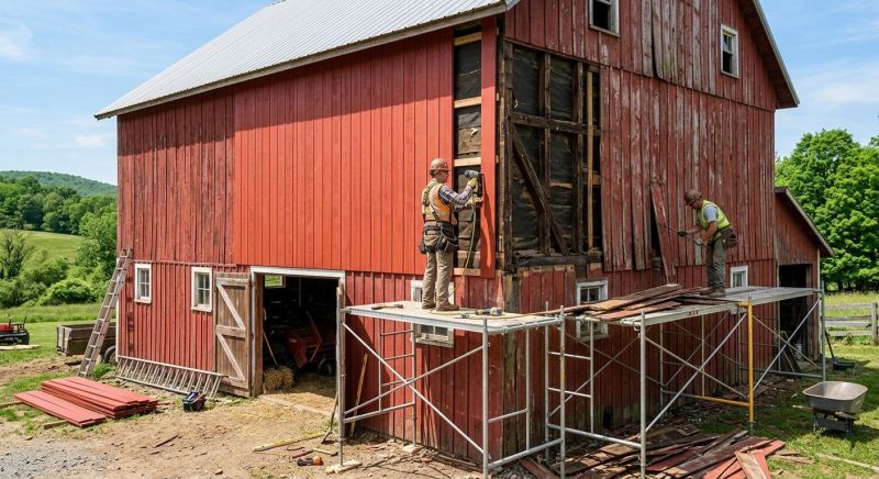Barn Siding Replacement in Atlanta, GA