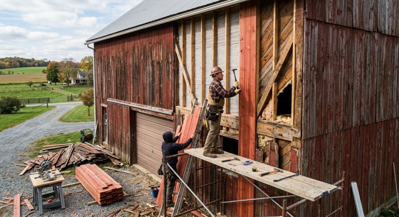 Barn Siding Replacement in Stockbridge, GA
