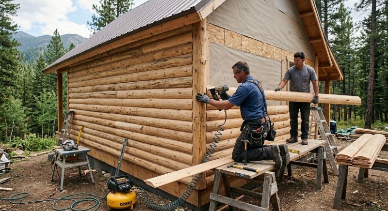 Cabin Siding Installation in Henry County, GA