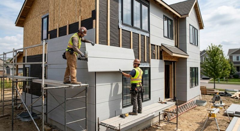 Cement Siding Installation in Union City, GA