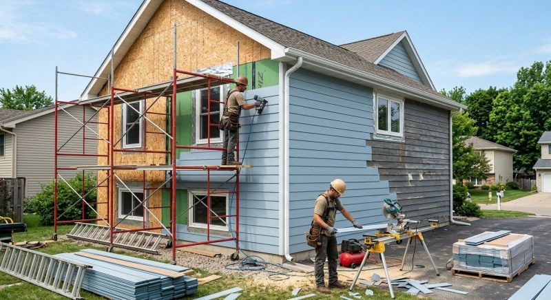 Cement Siding Replacement in Union City, GA