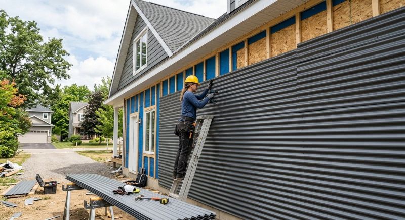 Corrugated Siding Installation in Henry County, GA