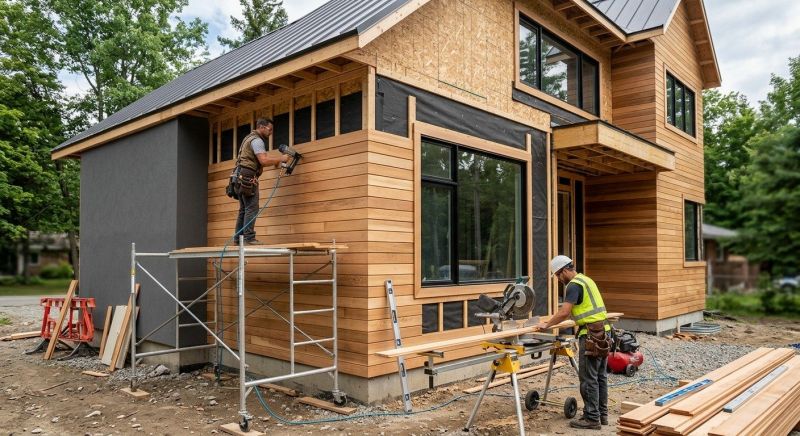 Faux Wood Siding Installation in Fulton County, GA