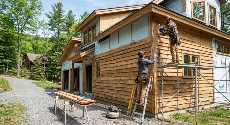 Faux Wood Siding Installation in Jackson, GA