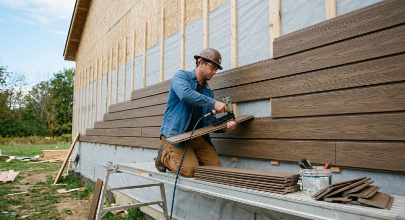 Faux Wood Siding Installation in Peachtree City, GA