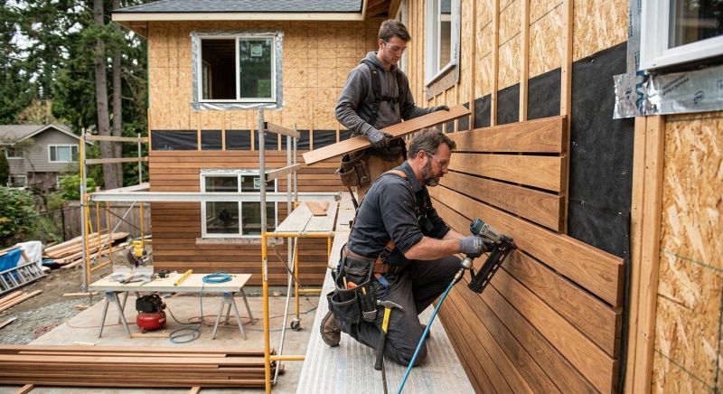 Hardwood Cladding Installation in Henry County, GA