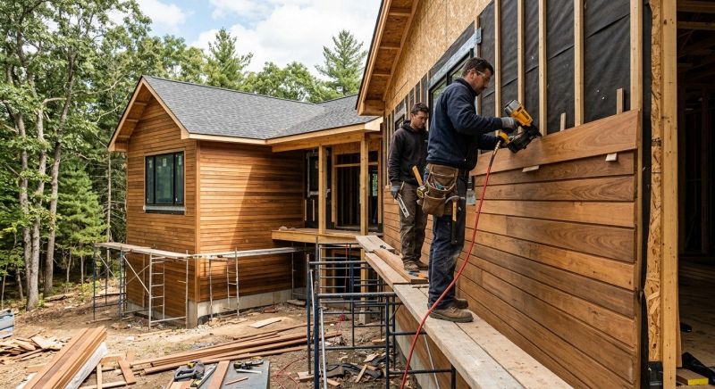 Hardwood Siding Installation in Brooks, GA