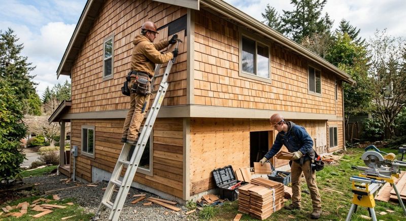 Hardwood Siding Installation in Hampton, GA