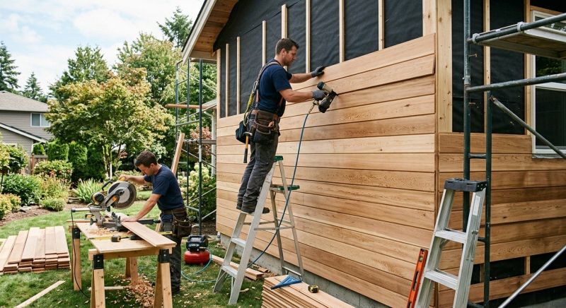 Hardwood Siding Installation in Rockdale County, GA