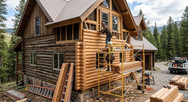 Log Siding Installation in Covington, GA