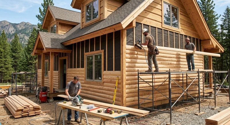 Log Siding Installation in Decatur, GA