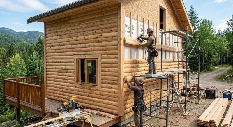 Log Siding Installation in Fayette County, GA