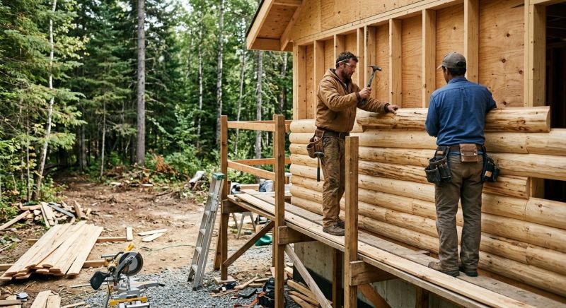 Log Siding Installation in Griffin, GA