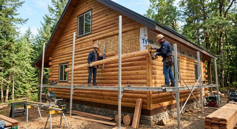 Log Siding Installation in Henry County, GA