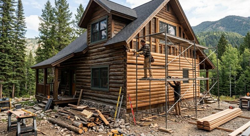 Log Siding Replacement in Henry County, GA