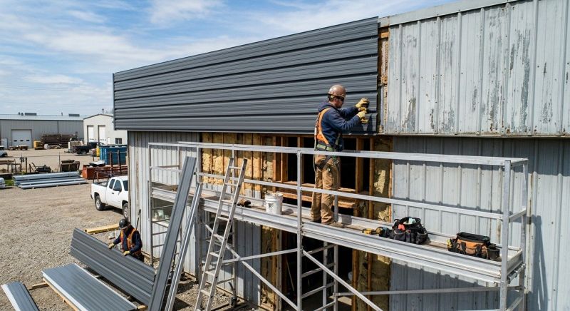 Sheet Metal Siding Replacement in Henry County, GA