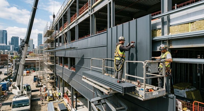 Steel Cladding Installation in Henry County, GA