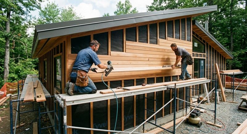 Wood Cladding Installation in Decatur, GA