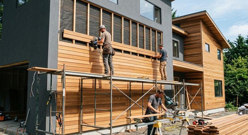 Wood Cladding Installation in Jackson, GA