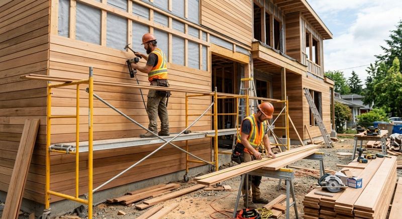 Wood Cladding Installation in Rockdale County, GA